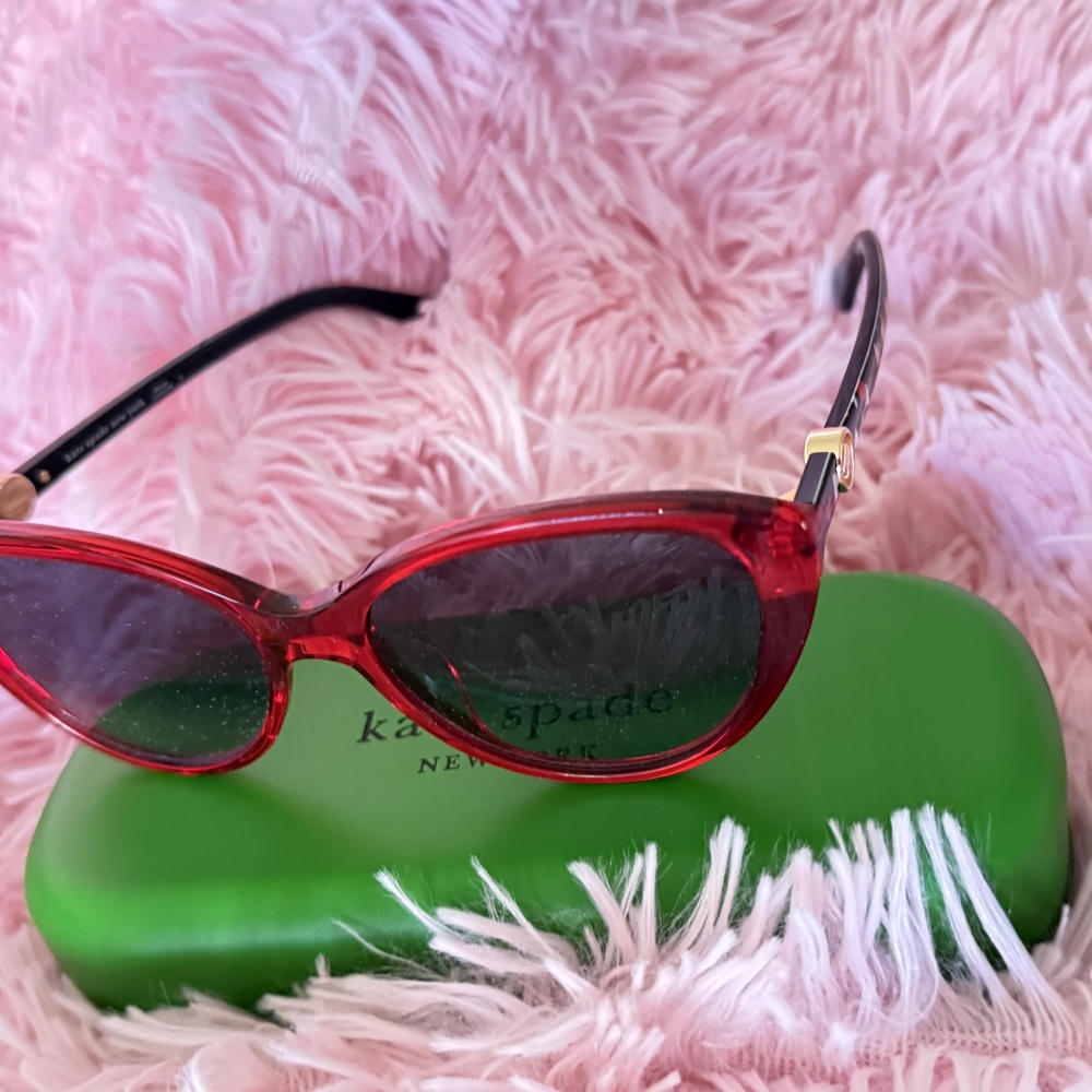 Kate Spade Vibrant Red Sunglasses